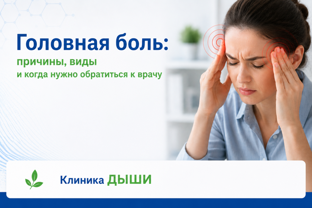 Головная боль: причины, виды и когда нужно обратиться к врачу