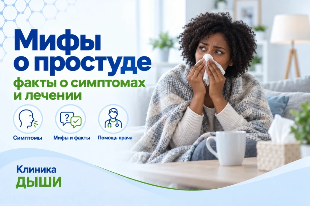 Мифы о простуде: нужно ли &laquo;пропотеть&raquo; и пить антибиотики при ОРВИ