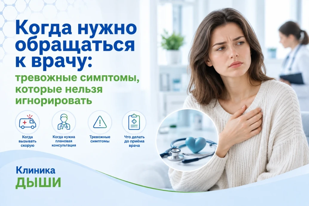 Когда нужно обращаться к врачу: тревожные симптомы